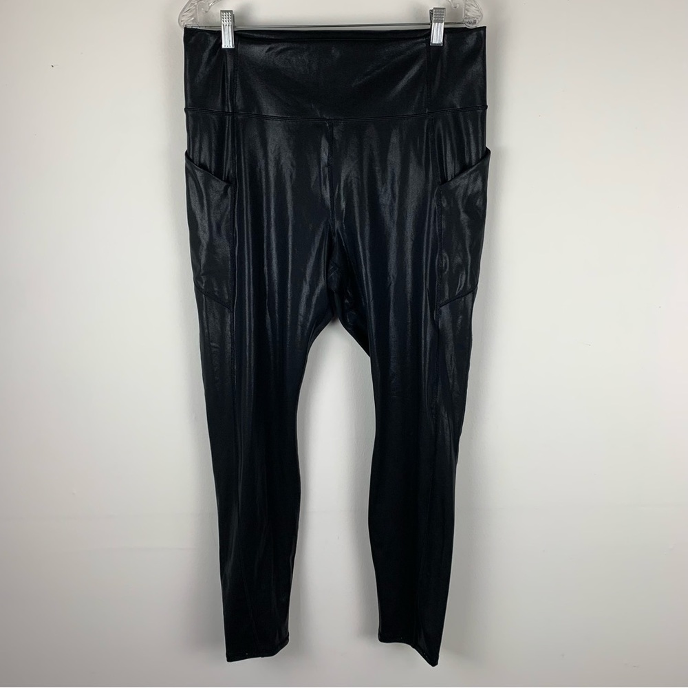 Fabletics Faux Leather Leggings 1X